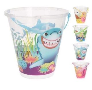 WIADERKO WIADERECZKO PLASTIKOWE DO PIASKU PIASKOWNICY PLAŻOWE DLA DZIECI