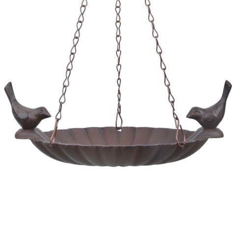 WISZĄCE POIDEŁKO DLA PTAKÓW ŻELIWNA DEKORACJA OGRODOWA