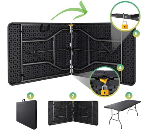 Stół cateringowy ogrodowy WOODLAND