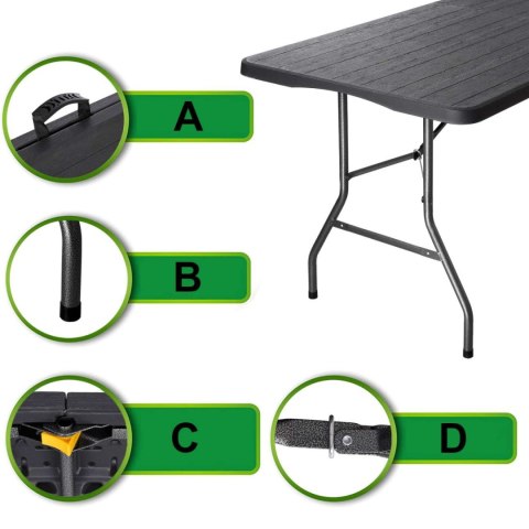 Stół cateringowy ogrodowy WOODLAND