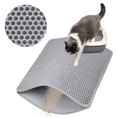 Mata dla kota wycieraczka Catsy 40x50 cm szara