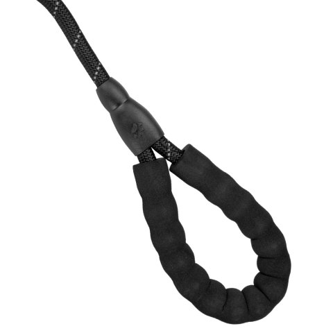 Mocna smycz dla psa treningowa odblaskowa KOBE 3m czarna