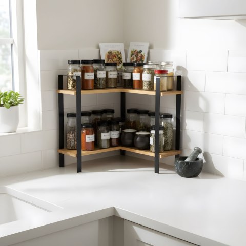 Półki na przyprawy SARITA bambusowe