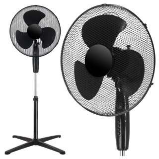 Wentylator podłogowy stojący KOUD czarny