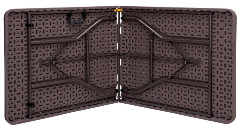 Stół cateringowy ogrodowy WOODLAND brązowy