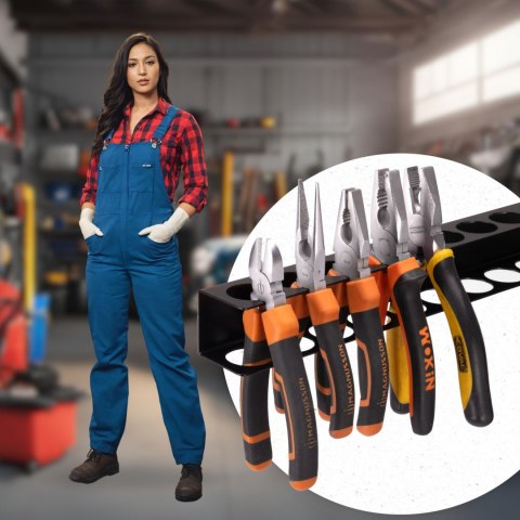 Wieszak uchwyt ścienny na narzędzia NITRO 17 otworów