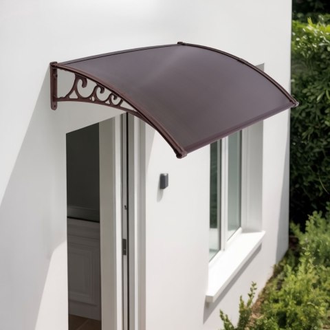 Daszek plastikowy Beno 80x150cm brązowy