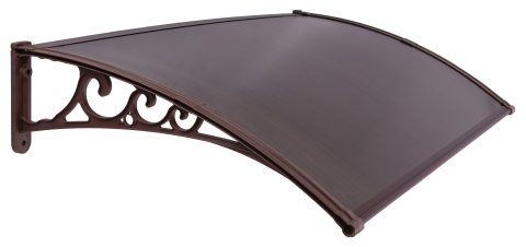 Daszek plastikowy Beno 80x150cm brązowy