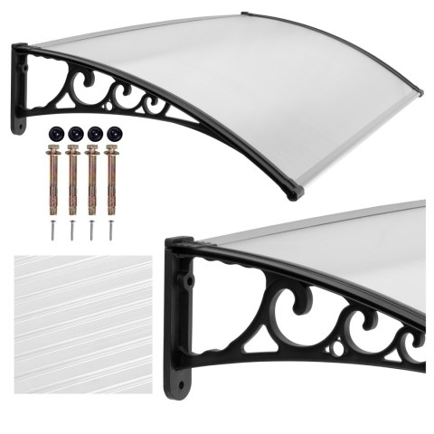 Daszek plastikowy Beno 80x150cm czarny