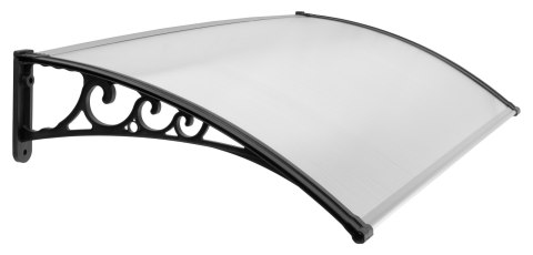 Daszek plastikowy Beno 80x150cm czarny