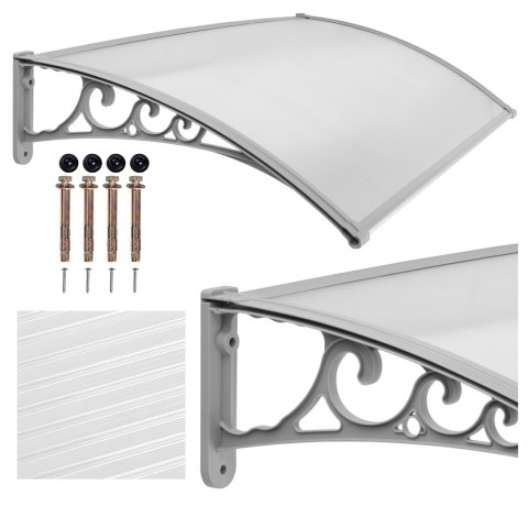 Daszek plastikowy Beno 80x150cm szary