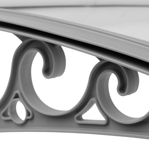 Daszek plastikowy Beno 80x150cm szary