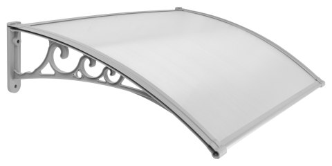 Daszek plastikowy Sano 80x120cm szary