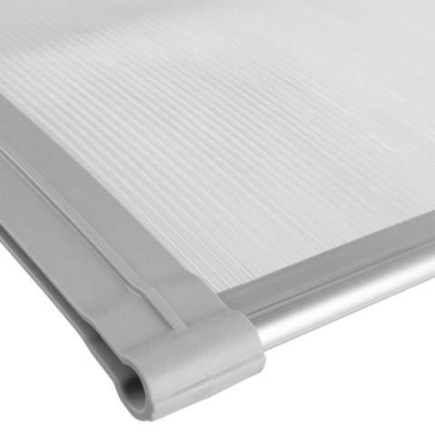 Daszek plastikowy Sano 80x120cm szary