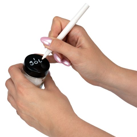 Stojak na przyprawy ROMERO obrotowy 16 słoiczków + 72 naklejki