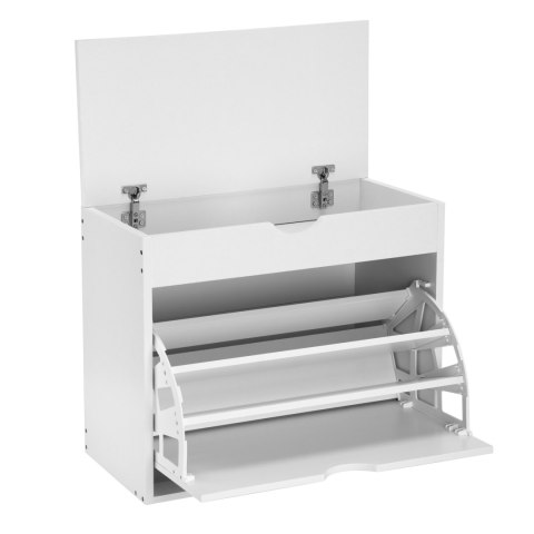 Szafka na buty z siedziskiem do przedpokoju HEDOR WHITE