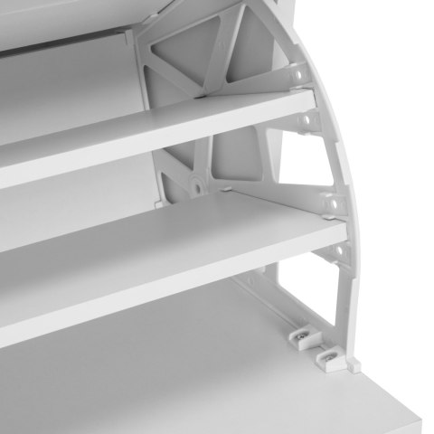 Szafka na buty z siedziskiem do przedpokoju HEDOR WHITE