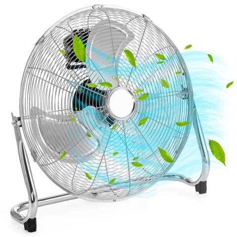 Wiatrak podłogowy stojący wentylator 120W TYBER silver