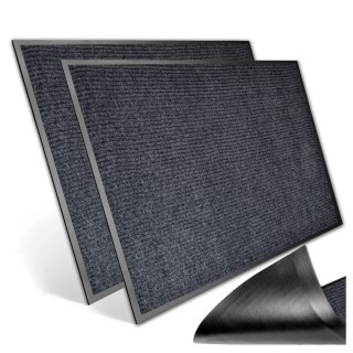 Wycieraczka do butów 40x60 cm Seila szara zestaw 2 sztuk