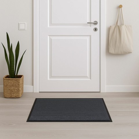 Wycieraczka do butów 40x60 cm Seila szara zestaw 2 sztuk