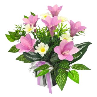 BUKIET WKŁAD DO WAZONU KWIATY NA CMENTARZ GRÓB WSZYSTKICH ŚWIĘTYCH