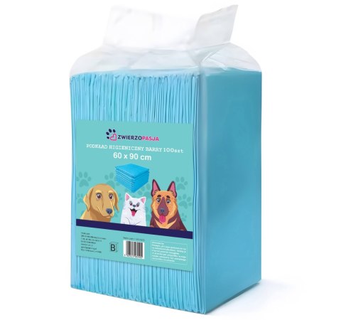 Podkłady higieniczne dla zwierząt BARRY 60x90 100 szt.