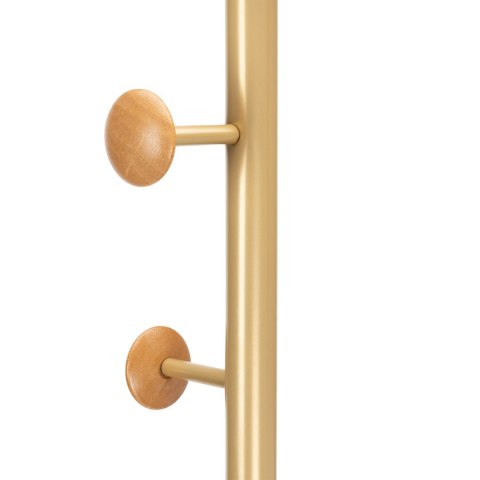 Wieszak stojący ALGER GOLD metalowy