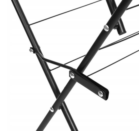 3-POZIOMOWA STOJĄCA SUSZARKA BALKONOWA PIONOWA NA PRANIE, SKŁADANA, 6 SKRZYDEŁ BRUNBESTE BB-3911