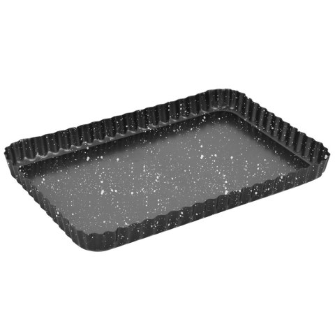 BLACHA FORMA DO PIECZENIA 31X21X3 CM Z WYJMOWANYM DNEM POWŁOKA NIEPRZYWIERALNA BRUNBESTE BB-3650