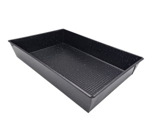 BLACHA FORMA DO PIECZENIA 39,5X23,5X6CM NIEPRZYWIERALNA MARMUREK BRUNBESTE BB-1084