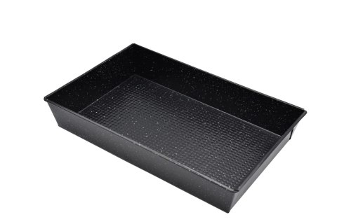 BLACHA FORMA DO PIECZENIA 39,5X23,5X6CM NIEPRZYWIERALNA MARMUREK BRUNBESTE BB-1084