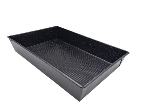 BLACHA FORMA DO PIECZENIA 39,5X23,5X6CM NIEPRZYWIERALNA MARMUREK BRUNBESTE BB-1084