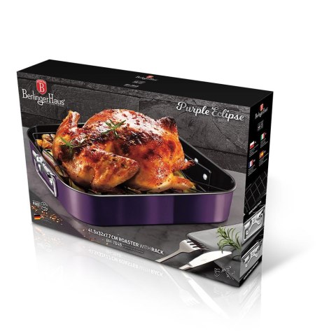 BRYTFANNA DO PIECZENIA Z RUSZTEM 41.5X32CM BERLINGER HAUS PURPLE ECLIPSE BH-7848