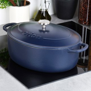 Brytfanna gęsiarka do piekarnika żeliwna emaliowana LITINA 6L ORION 127037