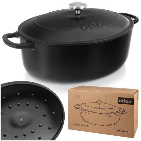 Brytfanna gęsiarka do piekarnika żeliwna emaliowana LITINA 6L ORION 127037