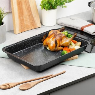 Brytfanna granitowa brytfanka do piekarnika 47.5x32x5.5cm VILDE 279026