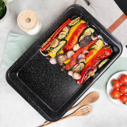 Brytfanna granitowa brytfanka do piekarnika 47.5x32x5.5cm VILDE 279026