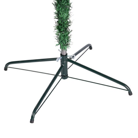 Choinka ośnieżona EVE świerk 180 cm szyszki stojak