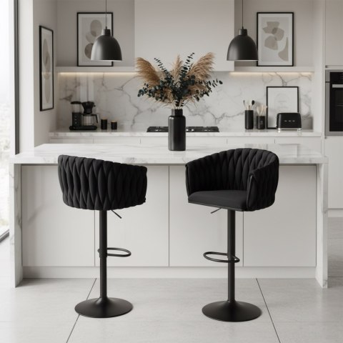 Hoker barowy Cofton Black czarny Velvet