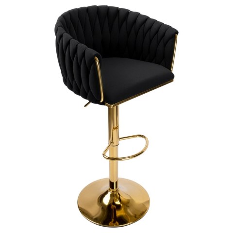 Hoker barowy Cofton Gold czarny Velvet