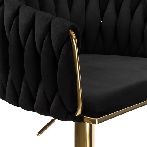 Hoker barowy Cofton Gold czarny Velvet