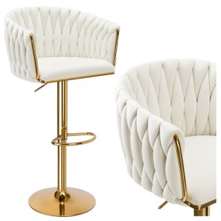 Hoker barowy Cofton Gold kremowa biel