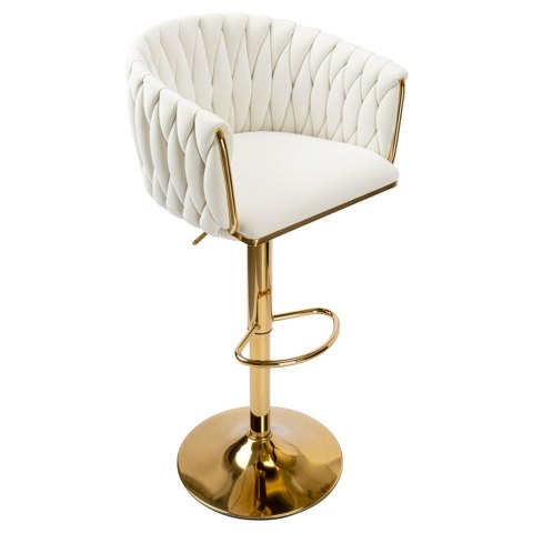 Hoker barowy Cofton Gold kremowa biel