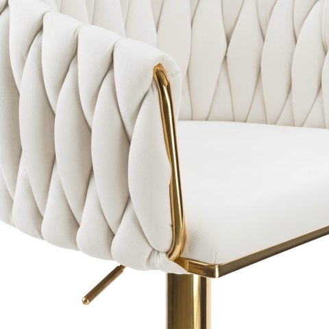 Hoker barowy Cofton Gold kremowa biel