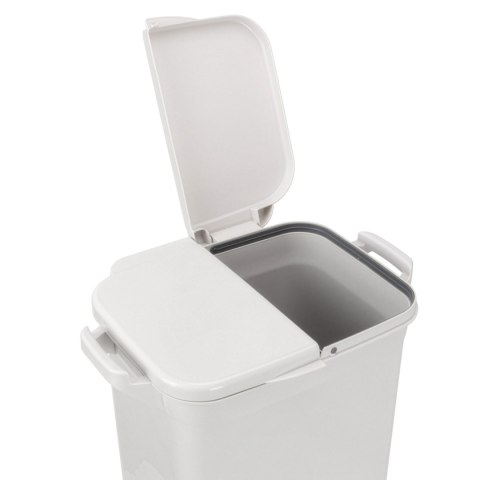 Kosz na śmieci do segregacji NARDAN szary 42 litry