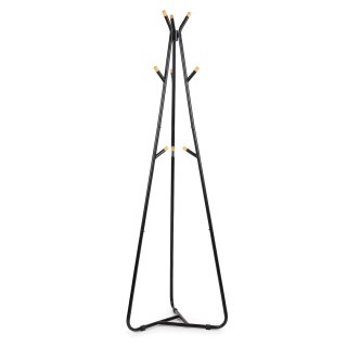 Wieszak stojący podłogowy stojak na kurtki ELIAN czarny