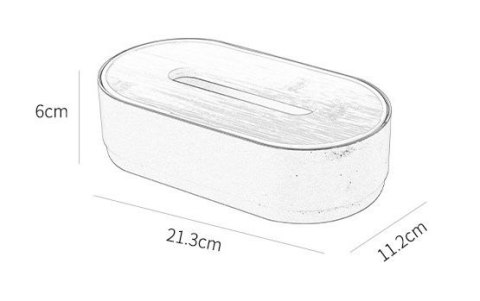 OWALNE PUDEŁECZKO NA CHUSTECZKI PROSTE I ELEGANCKIE