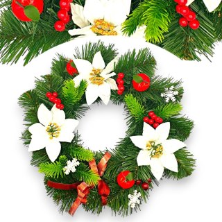 STROIK ŚWIĄTECZNY DEKORACJA WIANEK NA ŚCIANĘ STÓŁ DRZWI 40cm