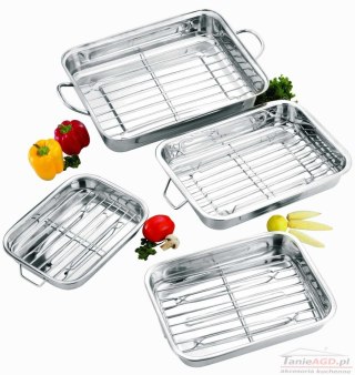 BRYTFANNA STALOWA Z RUSZTEM 35CM KiNGHOFF KH-1377