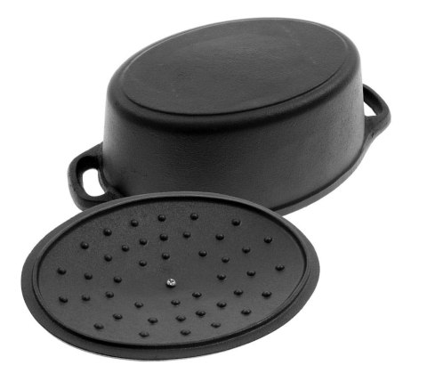 BRYTFANNA ŻELIWNA 6.4L 33cm KRISBERG KS-2554